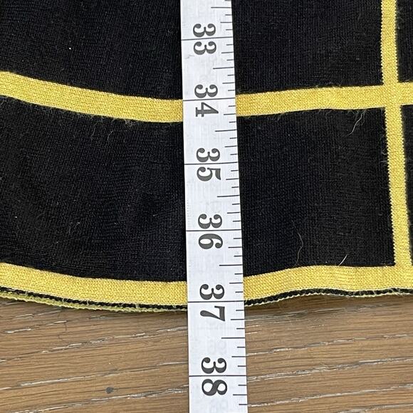 Luxxe Lane Womens Sweater Dress Medium Rayon Windowpane Stretchy Rayon Slimming - Picture 9 of 9